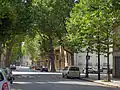 La rue à proximité de la rue du Général-Brunet.