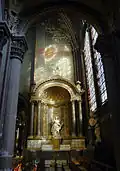 Croisillon sud, autel de sainte Marguerite.