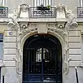No 14 : portail Art nouveau.