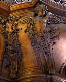 Orgue de tribune - détail.