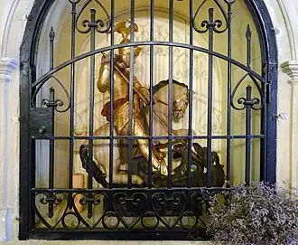 Statue de saint Georges.