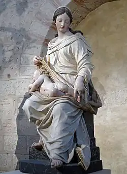Vierge de Nozé (Pierre Biardeau, vers 1660).