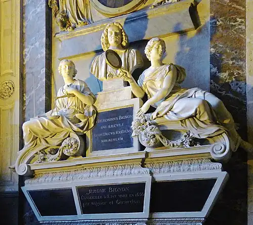 Michel Anguier et François Girardon, Mausolée de Jérôme Bignon, détail.