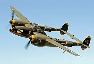 Vue de l'avion.