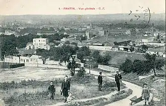 Pantin, au début du XXe&nbsp;siècle