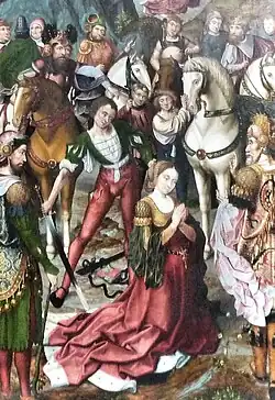 Sainte Catherine par Jan I Van Rillaer de Oude.