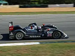 Au volant de la Signatech Oreca 03-Nissan lors des qualifications du Petit Le Mans 2011 à Road Atlanta.