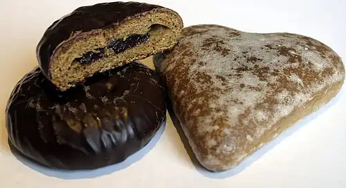 Pierniki (pain d'épices polonais) de Toruń, recette du XIVe siècle.