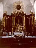 L'intérieur de l'église paroissiale Saint Michel Archange