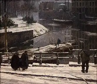 Le Dégel à Gand, vers 1902Musée des Beaux-Arts de Gand.