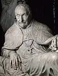 Détail de la tombe d'Antoine Triest, dans la cathédrale Saint-Bavon
