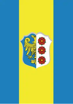 Drapeau de Powiat d'Olesno