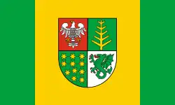 Drapeau de Powiat d'Ostrów Mazowiecka