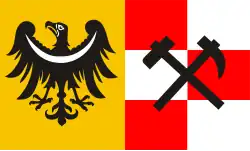 Drapeau de Powiat de Złotoryja