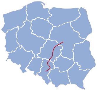 Image illustrative de l’article Ligne de Varsovie à Katowice