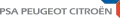 Logo de PSA Peugeot Citroën de 1991 à 2016.