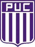 Premier logo du PUC créé par Louis Lebel sous forme de blason.