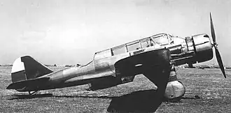Vue de l'avion.