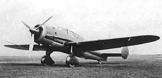Vue de l'avion.