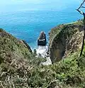 De Morgat au cap de la Chèvre, entre la pointe de Rostudel et la pointe du Dolmen.