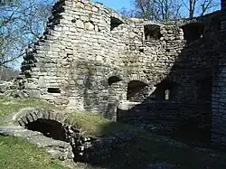 Fondation d'une des tours