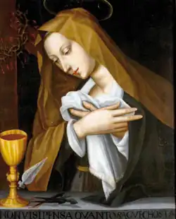 Vierge affligée.