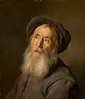 Portrait d’un homme barbu portant un béret, huile sur panneau, 53,5&nbsp;×&nbsp;46,3&nbsp;cm, vers 1630 (National Gallery of Art).