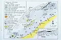 5. Au Callovien inf (-160 Ma) le détritisme gréseux s'étend sur la plate-forme ; apparition d'îles le long la marge externe.