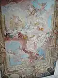 Fresque au plafond de l'escalier d'honneur