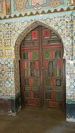 Une portique du palais