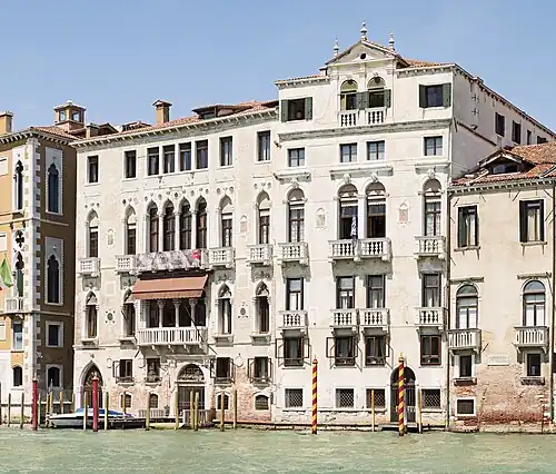 Ca' Barbaro sur le Grand Canal.
