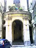 Entrée de l'escalier