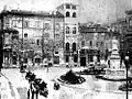 la façade Piazza Scala avant la restauration
