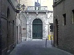 Palais épiscopal de San Severino Marche.