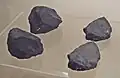 Haches paléolithiques trouvées dans les desa de Sembiran (id) et Trunyan (id) (musée de Bali (en)).