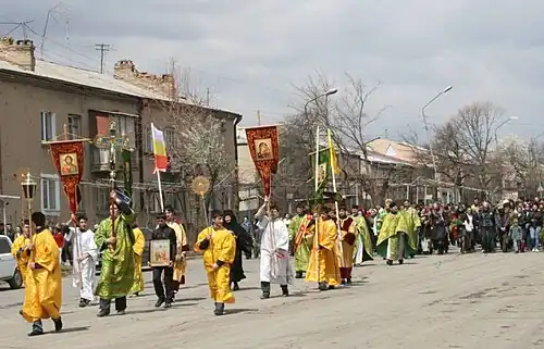 Défilé du Dimanche des Rameaux de 2009.