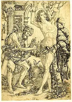 Martyre de saint Sébastien.