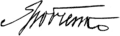 Signature de Panas LioubtchenkoПанас Любченко