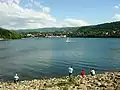 Pêcheurs au bord du lac