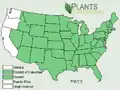 Aire de répartition aux États-Unis