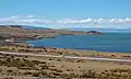 Le lac Argentino vu depuis la ville d'El Calafate.