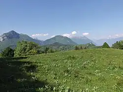 Extrémité sud des Bauges à La Thuile.