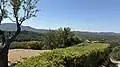 Panorama depuis les hauteurs du village.