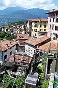 Panorama à l'aube.