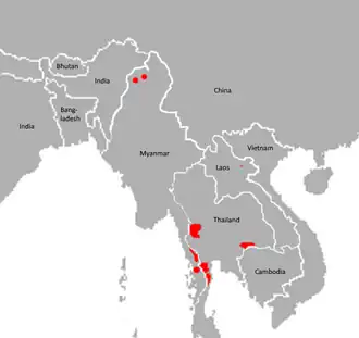 Description de l'image Panthera tigris corbetti distribution map.png.