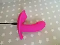 Vibrateur avec surface d'appui pour la vulve