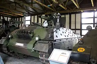 Jaguar 2&nbsp;(en) ; Musée allemand des Blindés de Munster, Allemagne, 2010.