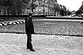 Georges Federmann, place de la République à Strasbourg, décembre 2002.