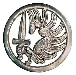 Insigne de béret des unités parachutistes.