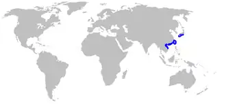 Description de l'image Paragaleus tengi distmap.png.